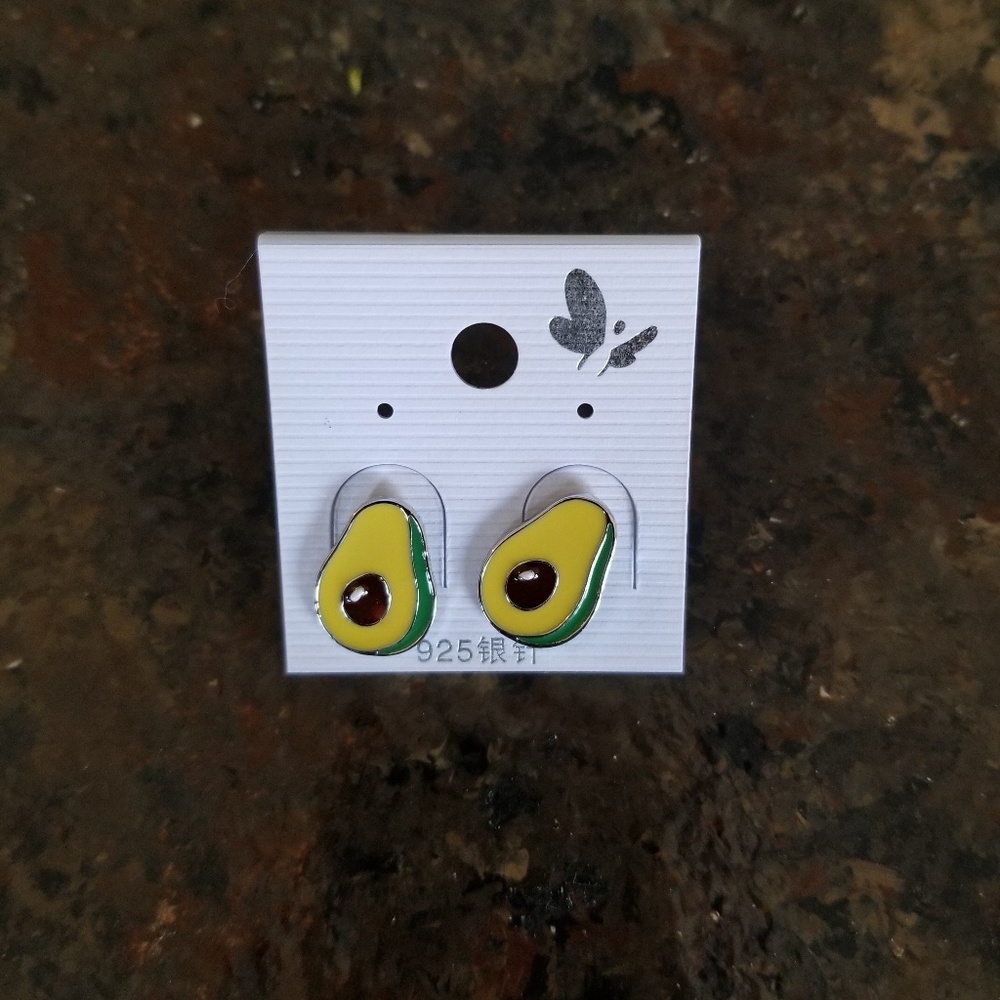 Avocado earrings